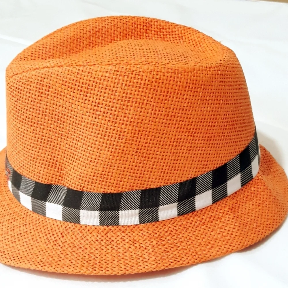 Baltimore Orioles MLB Hat Logo 100% Paper Straw Orange One Size Unisex